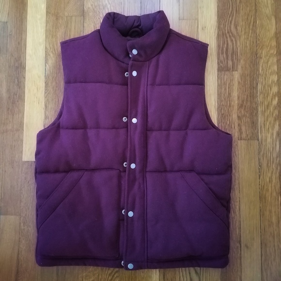 Old Navy Other - Old Navy men's medium wool blend puffer vest